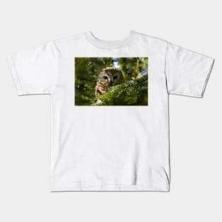 Northern Saw Whet Owl - Amherst Island, Ontario, Canada Kids T-Shirt